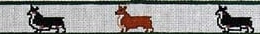 Red and White & Tri Corgi Dogs - Green Border (18)