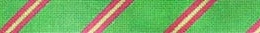 Diagonal Stripe (3-2-3) Grassy/Dk Pink/Lime  (18)