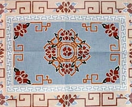 Chinese Floral - French Blue