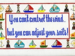 You can't control the wind…