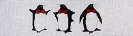 Penguins with Red Bowties