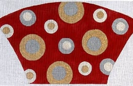 Red, Gold and Silver Spotty