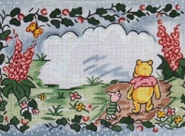 "Winnie the Pooh and Piglet" - Birth Announcement
